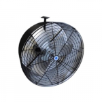 Versa-Kool 24" Circulation Fan, Cord, Mount, Black