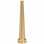 1" NPSH x 8" Satin Brass Hose Pipes Nozzle