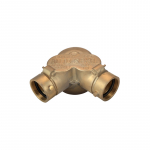 Pipe Siamese Bottom Outlet Connection Cast Clapper