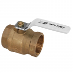 Ball Valve, 2" Size Brass Full Bore Lead Free