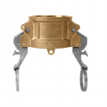2" Coupler Dust Cap, Brass Self-Locking