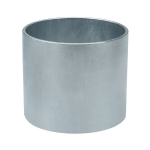 4" Inner Diameter Zinc Plated Steel Crimp Sleeve