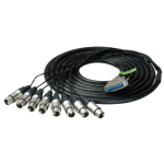 Audio Cable 25-Pin 18" Fanouts Yamaha, 25 ft