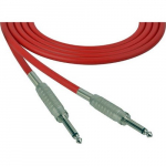 Audio Cable 1/4 TS M - M 75 Foot, Red
