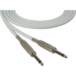 Audio Cable 1/4 TS M - M 75 Foot, White