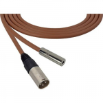Audio Cable 3-Pin XLR M - TS F, 75 Foot, Brown