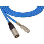 Audio Cable 3-Pin XLR M - TRS F, 75 Foot, Blue