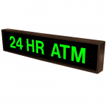 PHX734G-165/12-24VDC 24 HR ATM LED Sign