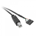 USB 2.0 Header Cable, USB Type B to 5-Pin