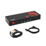 Smart Console KVM Switch, 4-Port DisplayPort