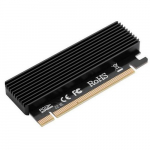 Full Speed M.2 NVMe SSD to PCIe Adapter, Heatsink