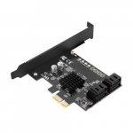 Dual Profile 4-Channel SATA 6G PCIe Host Card