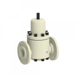 4" PP Pressure Relief Valve, Flanged, FPM