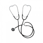 Non-Sterile 24" Black Tube Stethoscope