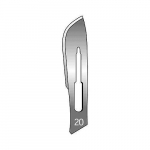 Disposable Stainless Steel Surgical Blade, #20 Sterile
