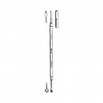 Comedone Extractor Spear Point with Cover Double End