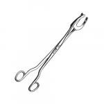 8" Sterilization Forceps with 3 Prong