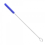 Blue 0.5x2x12" Narrow Tube Brush with Tufted Tip