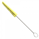 Yellow 1.75x3.5x9" Centrifuge Brush with Tied Tip