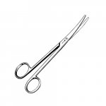 Lexer 6-1/4" Curved Scissors with Blunt/Blunt Tips