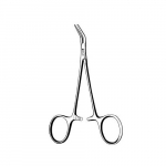 Halsted Mosquito Forceps, Serrated, 45 Deg Angled, 5"