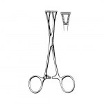 Pennington Grasping Forceps, Triangle Tip, Straight, 8"