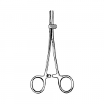 Vorse Tube Occluding Forceps with Guard, Serrated, 6"