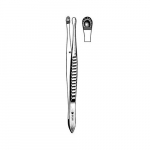 Mayo Russian Tissue Forceps, Fenestrated Jaws, 9"