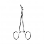 Peet Forceps, Double / "S" Curved, 4-3/4"
