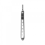 Non-Sterile 5" Scapel Handle #3 with Metric Scale