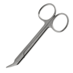 Angled 4-1/2" Wire Cutting Scissors