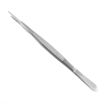 Gerald 7" Tissue Straight Forceps with 1x2 Teeth