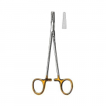 Crile-Wood Needle Holder 8", Serrated Tungsten Carbide
