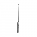 10" Bone Curette Oval Cup Straight, 3.6mm