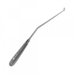 Caspar 10-3/4" Angled Curette with 3mm Toothed Tips