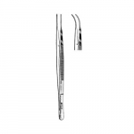 Gerald Curved Serrated 7" Dressing Forceps