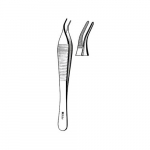 Adson 4-3/4" Dressing Delicate Angled Forceps