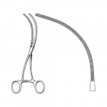 DeBakey Aortic Exclusion Clamp, S-Curved, 7-1/4"