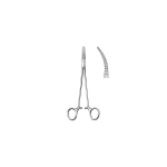 Mosquito Forceps, Del. Curved Serrated, 7"