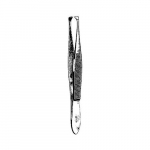 Ophthalmic Fixation Forceps without Locking Catch