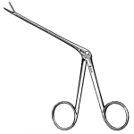 Alligator Micro Ear Forceps with 4mm Tip, Straight, 3"