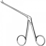 Alligator Micro Ear Forceps, Delicate, Curved Right