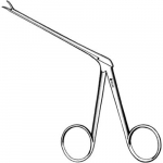 Alligator Micro Ear Forceps, Delicate, Curved Left