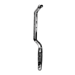 Adson Hypophyseal Forceps, Curved Right, 9"