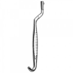 Bozemann Vaginal Specula, Handle Only, Curved, Reusable