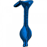 Auvard Weighted Vaginal Speculum with Loop, 4" x 1-3/4"