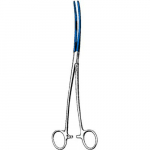 Bozeman Forceps Double, Curved, Non-Sterile, 10-1/4"