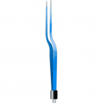 Bayonet Style Bipolar Forceps, 1 mm, Non-Sterile, 7"