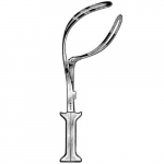 Barton Obstetrical Forceps, Angled, Non-Sterile, 14"