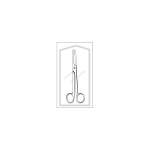Econo Sterile Mayo Dissecting Scissors, Str, 5-1/2"